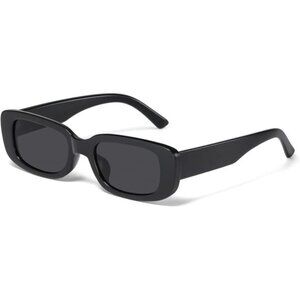 JASPIN Rectangle Sunglasses for Women Men Trendy Y2k Retro 90s Sun Glasses UV400